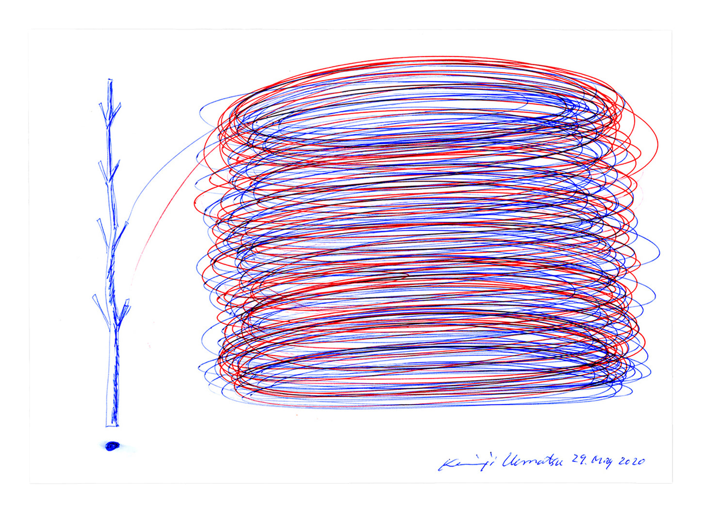 With a branch