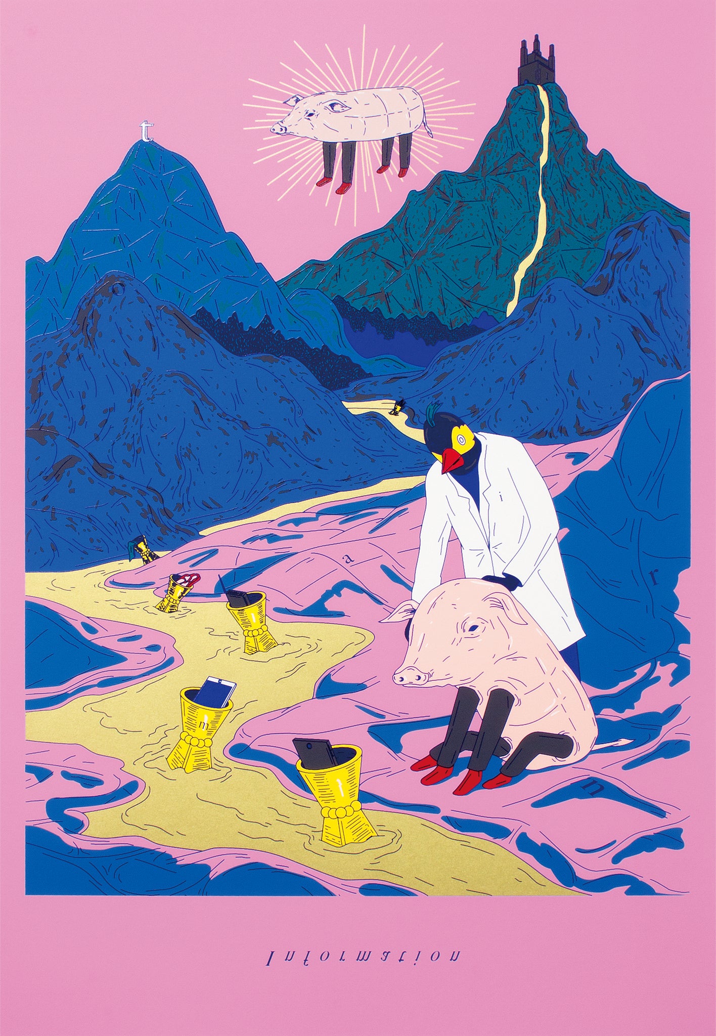 The words of painting 版画5枚セット