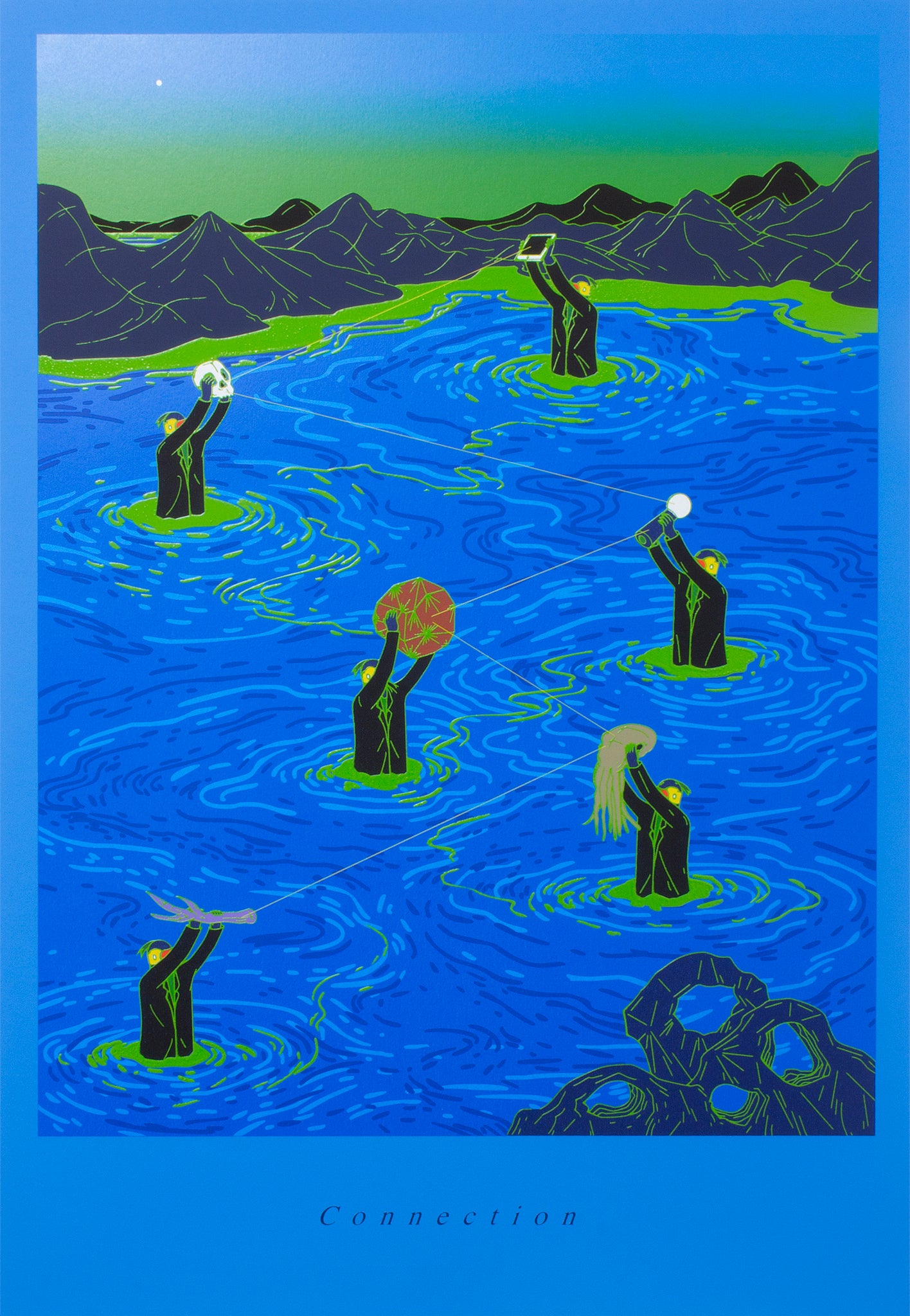 The words of painting 版画5枚セット