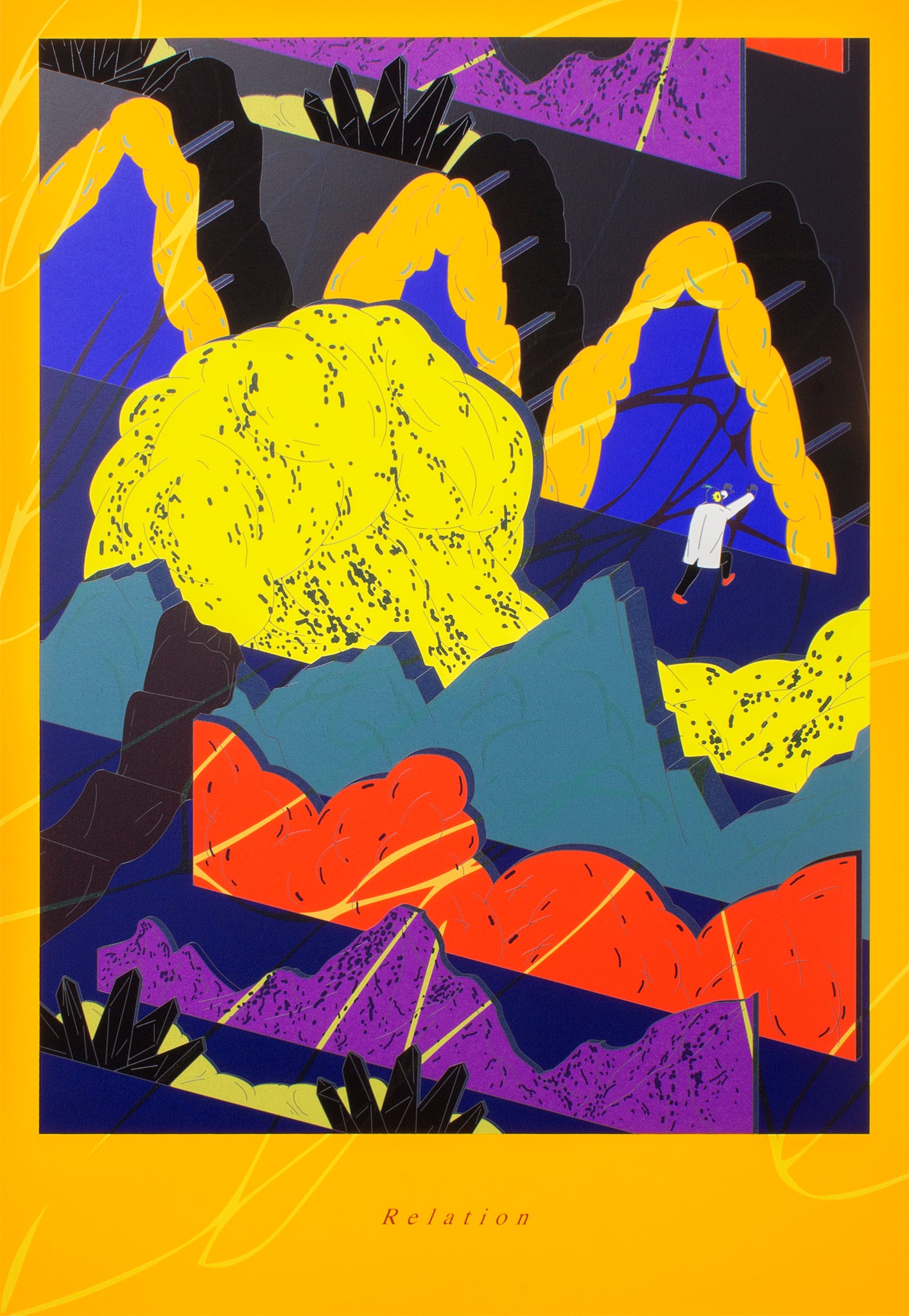 The words of painting 版画5枚セット