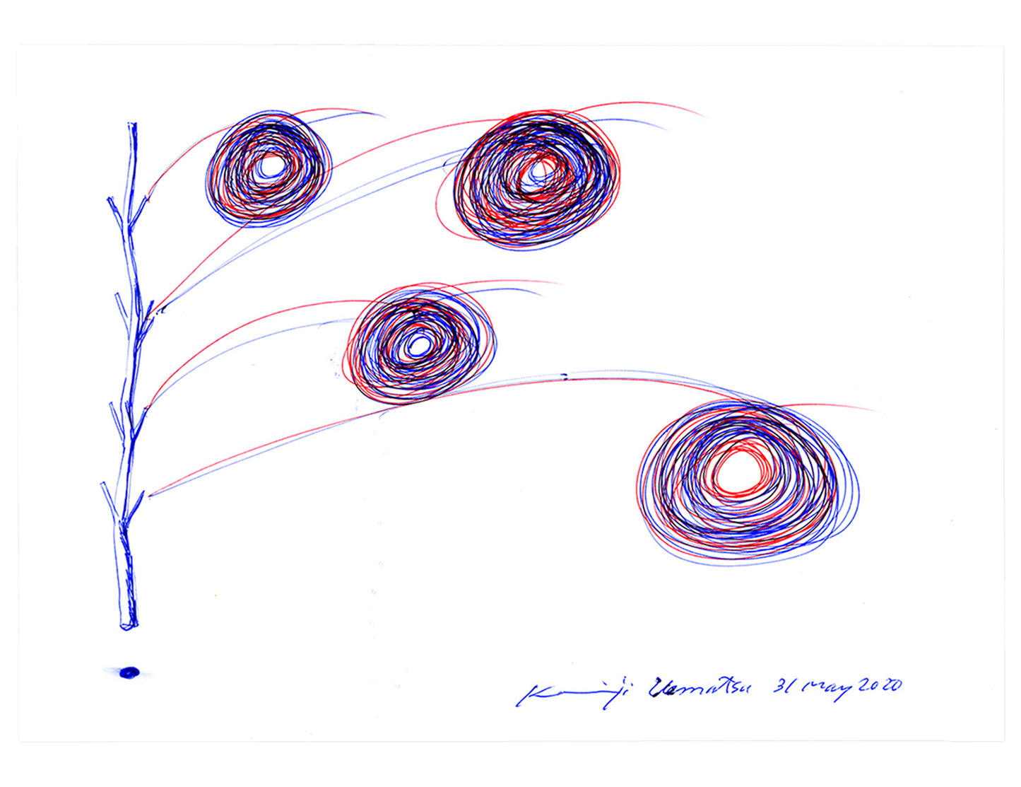 With a branch