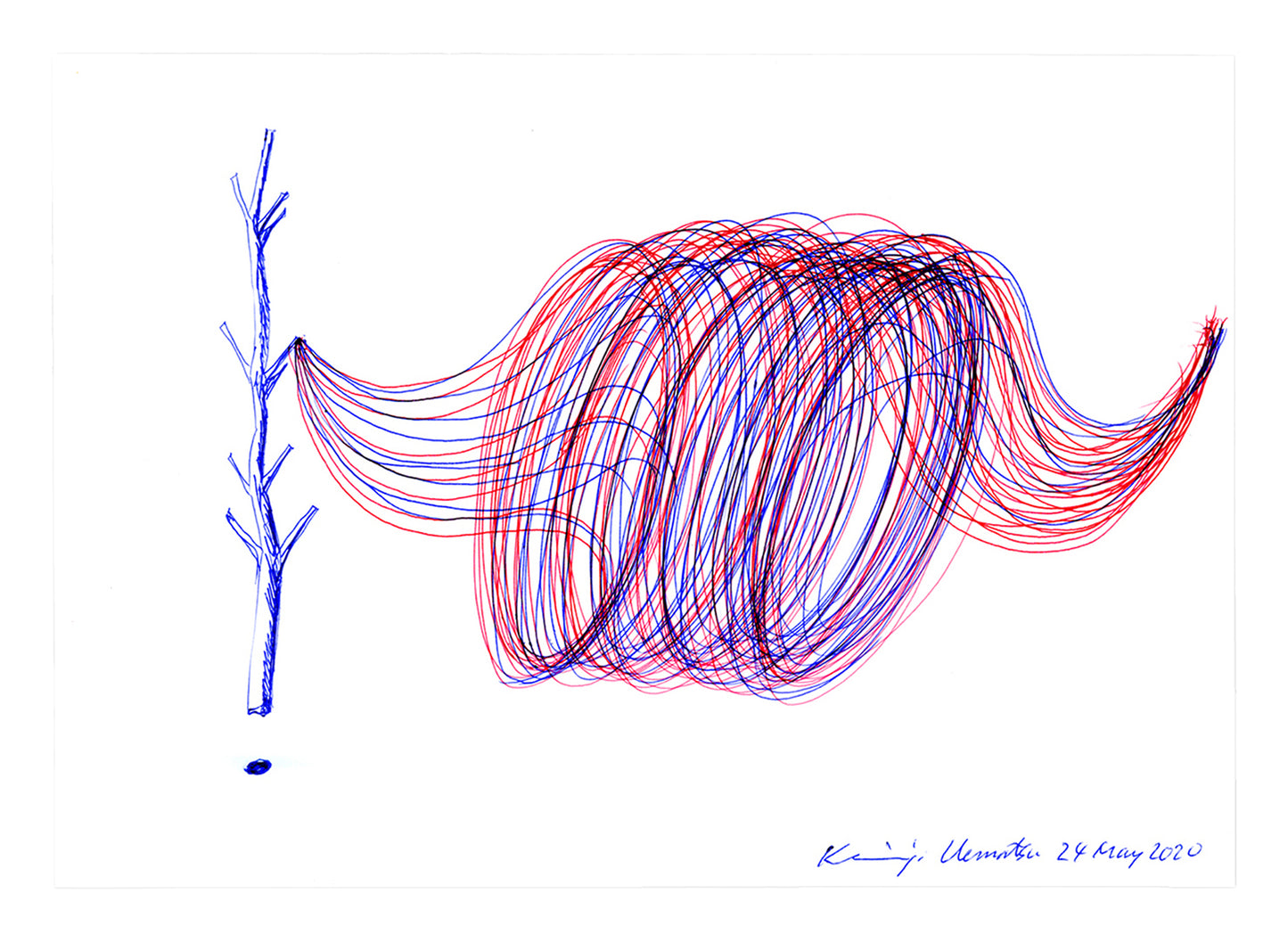 With a branch