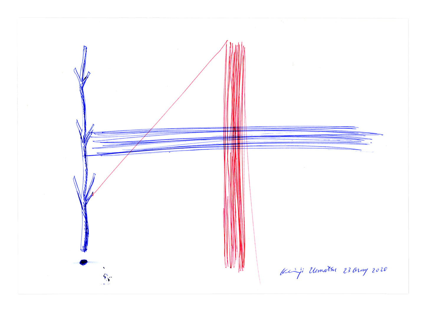 With a branch