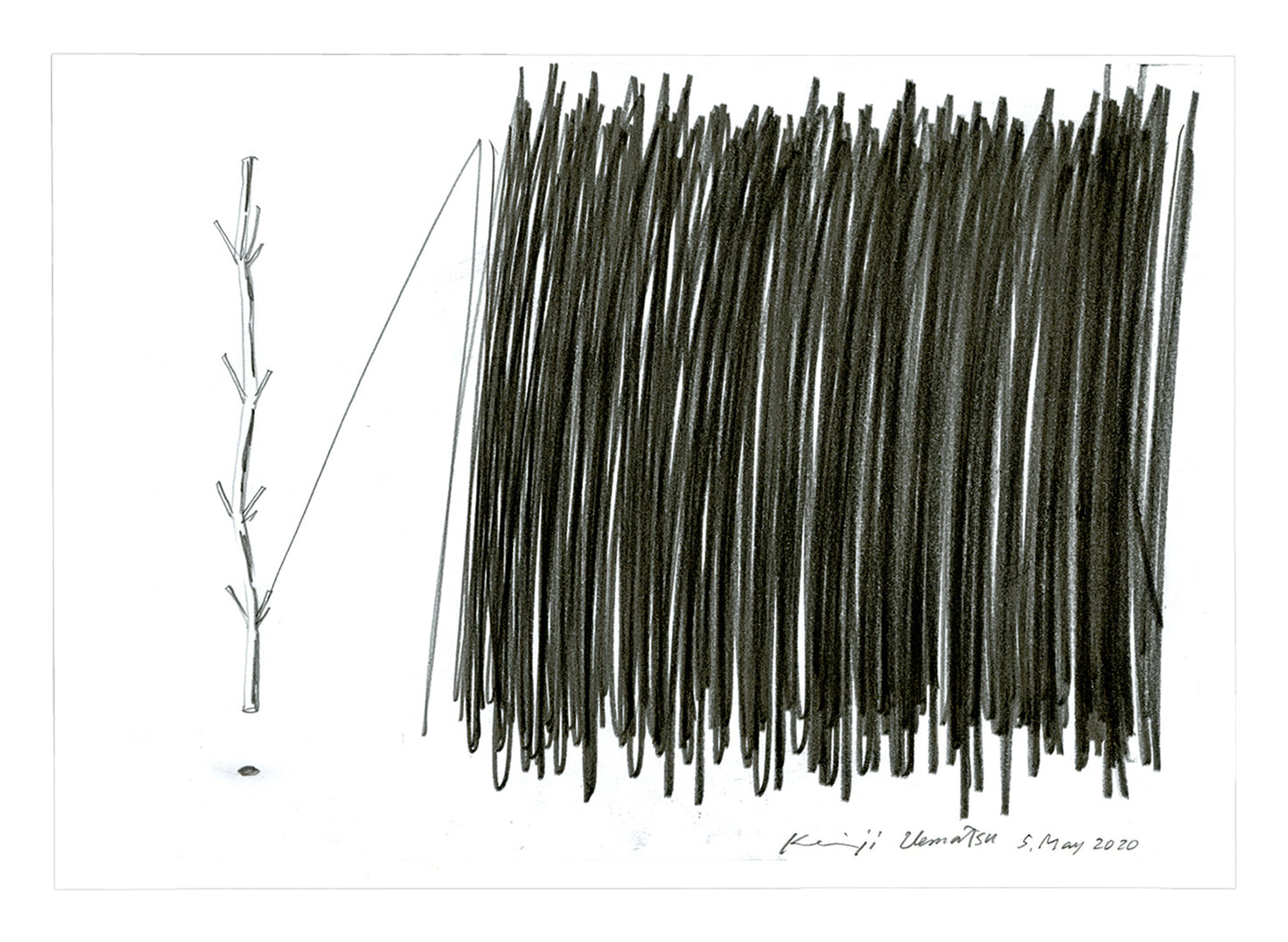 With a branch