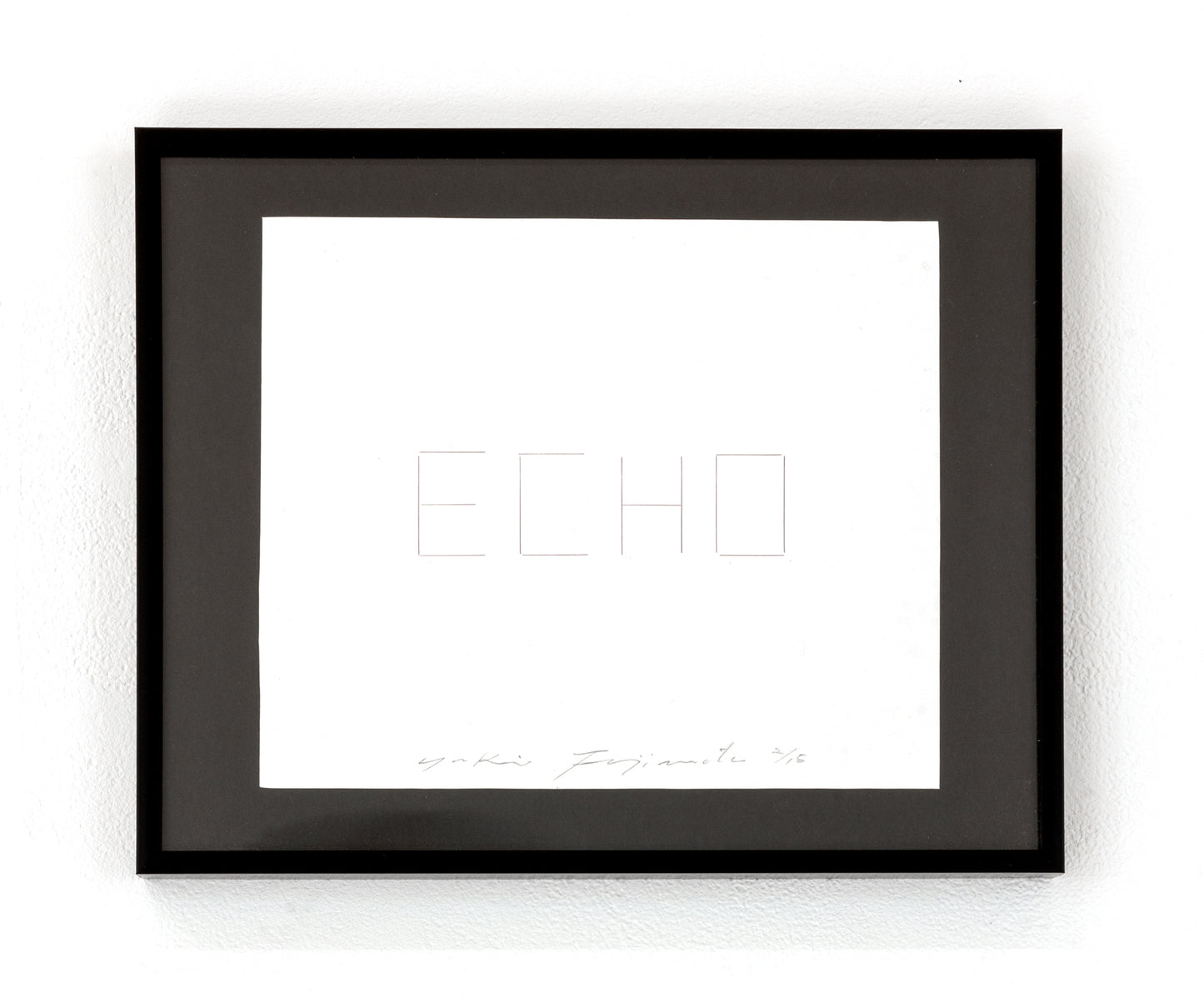 ECHO -letterpress-